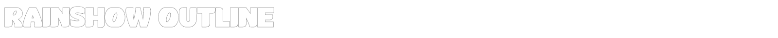 Rainshow font preview